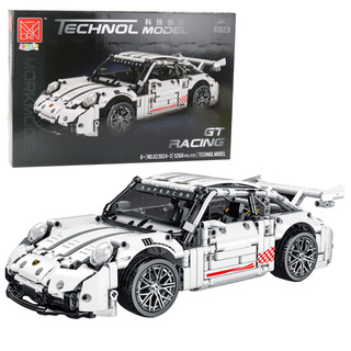 Klocki Konstrukcyjne Samochód GT Racing Biały 1:14 1268 el.