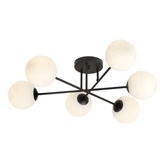 Lampa sufitowa ROMA 6 BL OPAL