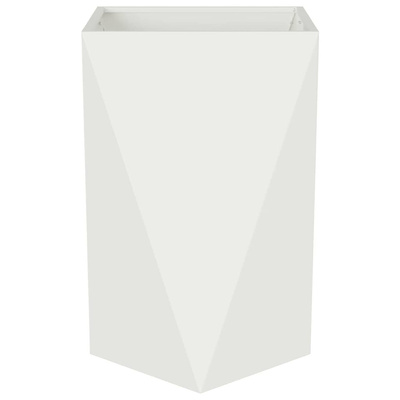Donica Biały 50 x 50 x 75 cm Stal