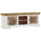 vidaXL Szafka pod TV, 110x30x40 cm, lite drewno mango