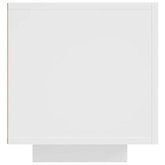 Szafka TV z oświetleniem LED, biała, 160x35x40 cm