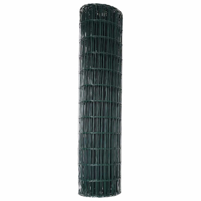 Ogrodzenie Euro 1,2 x 25 m Żelazo pokryte PVC zielony