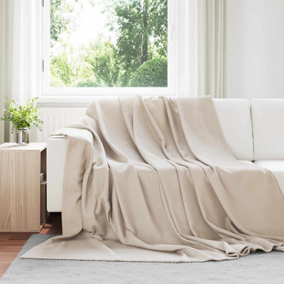 Koce narzutowe 24 pcs Beżowy 270 x 240 cm Polar
