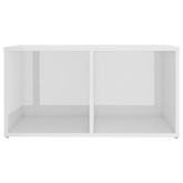 vidaXL Szafka pod TV, wysoki połysk, biała, 72x35x36,5 cm
