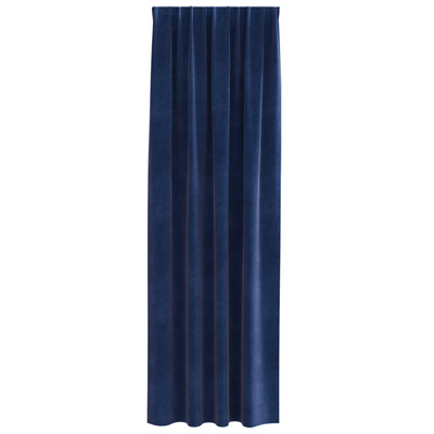 Zasłony zaciemniające 2 pcs Ciemnoniebieski 140 x 225 cm