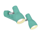 Lampa sufitowa Picardo regulowana 2-punktowa metalowa miętowa E14