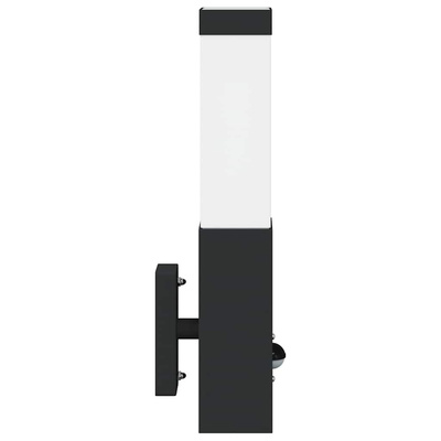 Zewnętrzna lampa ścienna 2 pcs Czarny 10.5 x 6 x 33 cm