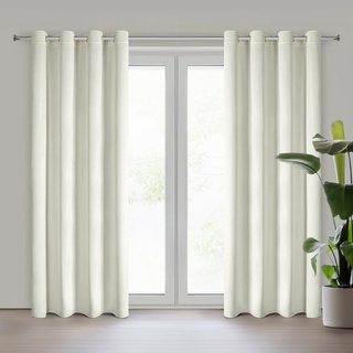 Zasłona Bethy kremowa 135x250