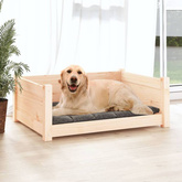 vidaXL Legowisko dla psa, 75,5x55,5x28 cm, lite drewno sosnowe wariant 4