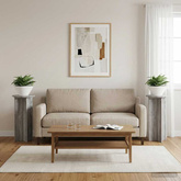 Stojak na rośliny 2 pcs Szary Sonoma 29,5 x 29,5 x 60 cm