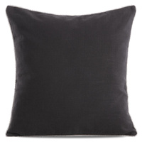 Poszewka Len czarna 43x43