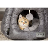 Scruffs & Tramps Legowisko dla kota Knightsbridge, 48x38 cm, szare