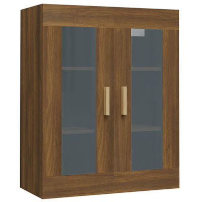 vidaXL Szafka wisząca, brązowy dąb, 69,5x34x90 cm model standard