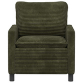 Sofa zielony 76 x 81 x 87,5 cm Poliester