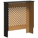 na kaloryfer, MDF, czarna, 78 cm Osłona