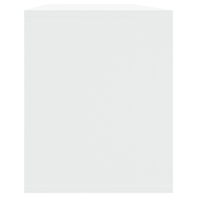 vidaXL Szafka pod TV, biała, 130x35x50 cm, płyta wiórowa