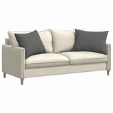 Poduszki na sofę 2 pcs Ciemnoszary 70 x 50 cm tkanina
