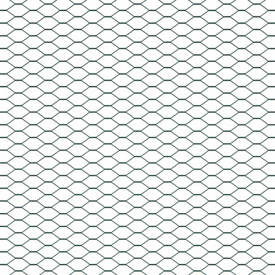 Ogrodzenie heksagonalne 1,4 x 25 m PVC zielony