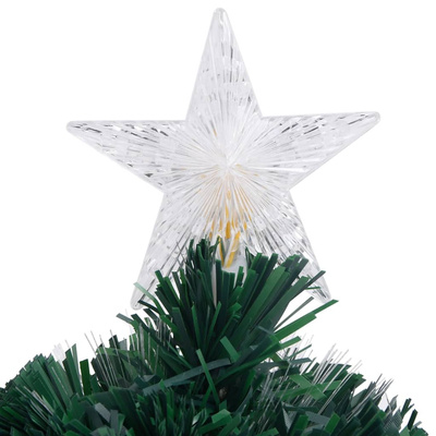 Sztuczna choinka z LED i stojakiem, 64 cm, włókno optyczne