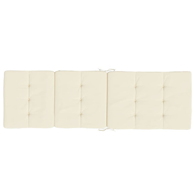 vidaXL Poduszki na leżaki, 2 szt., kremowe, tkanina Oxford