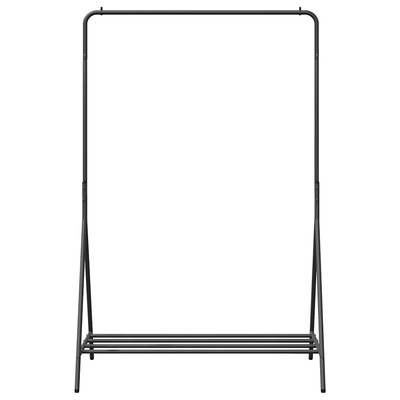 Wieszak na Ubrania Czarny 100 x 56 x 154 cm Stal