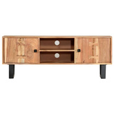 vidaXL Szafka pod TV, 118x30x45 cm, lite drewno akacjowe