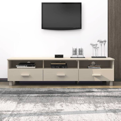 vidaXL Szafka pod TV HAMAR, miodowy brąz, 158x40x40 cm, drewno sosnowe