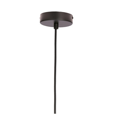 MOLDO lampa wisząca czarny 1x40W E27 klosz dymiony 31-35080