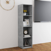 vidaXL Szafka pod TV, szarość betonu, 142,5x35x36,5 cm