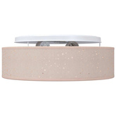 Lampa Sufitowa Ciemnoszary 38 x 38 x 13,5 cm tkanina