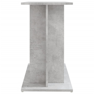 Stojak pod akwarium Betonowy Szary 80x35x60 cm Drewno konstrukcyjne