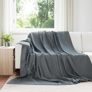 Koce narzutowe 6 pcs Ciemnoszary 240 x 220 cm Polar