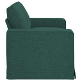 Sofa Ciemna zieleń 162 x 80 x 82 cm tkanina