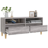 Szafka pod TV, szary dąb sonoma, 100x34,5x44,5 cm vidaXL
