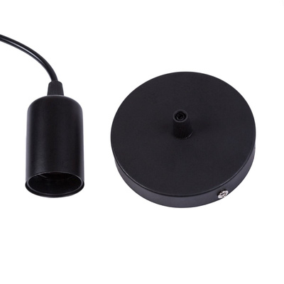 Zawiesie Abigali do żarówek E27 Czarne