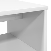 Szafka pod telewizor 100 x 35 x 40 cm Biały Drewno inżynieryjne