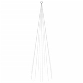 vidaXL Choinka do montażu na maszcie, 310 ciepłych białych LED, 300 cm