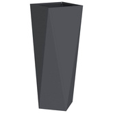 Donica 2 pcs Antracyt 30 x 30 x 75 cm Stal