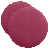 Poduszki na siedziska 2 pcs Czerwone wino ?50 x 19 cm Aksamit