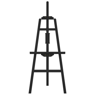 Sztaluga malarska, czarna, 53,5x95x127 cm lite drewno sosnowe