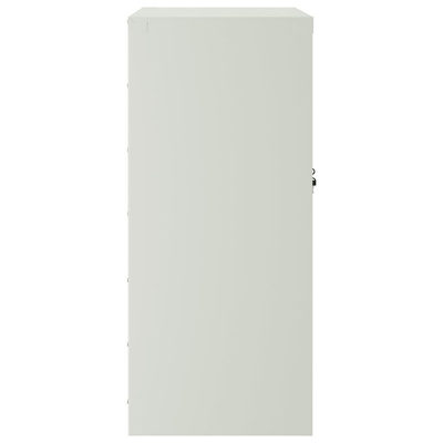 Szafka na dokumenty, jasnoszara, 79x40x90 cm, stalowa