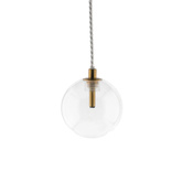 Lampa designerska Abigali GLOBO2 G4 ?100mm złota