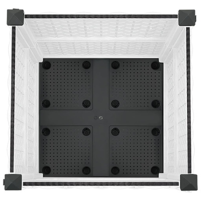 Donica do podwyższonej rabaty, 40x40x38 cm, polipropylen