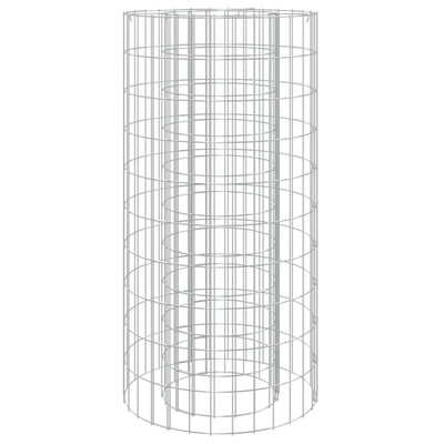 vidaXL Palenisko gabionowe, Ø 50 cm, galwanizowane żelazo