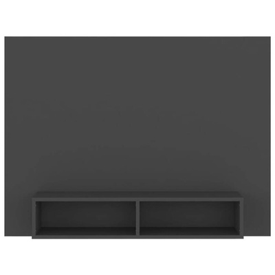 vidaXL Wisząca szafka pod TV, szara, 120 x 23,5 x 90 cm