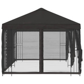 Altana z bokami 6 x 3 m antracytowy Poliester i Stal 190