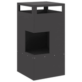 Kominek Czarny 50 x 50 x 100 cm Stal