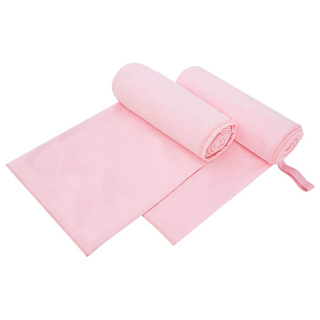 Ręczniki Sportowe 2 pcs Różowy 200 x 100 cm