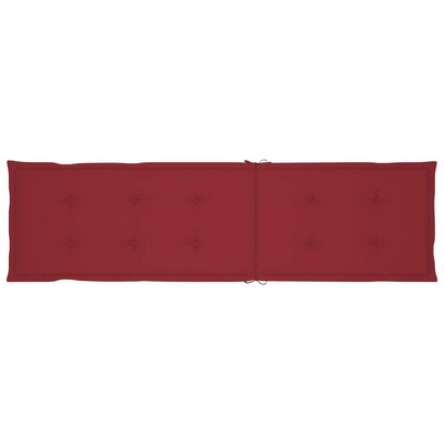 vidaXL Leżak tarasowy z podnóżkiem i poduszką, lite drewno akacjowe