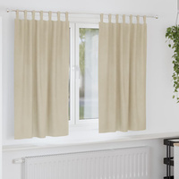 Zasłony zaciemniające 2 pcs Kremowy 140 x 175 cm Aksamit
